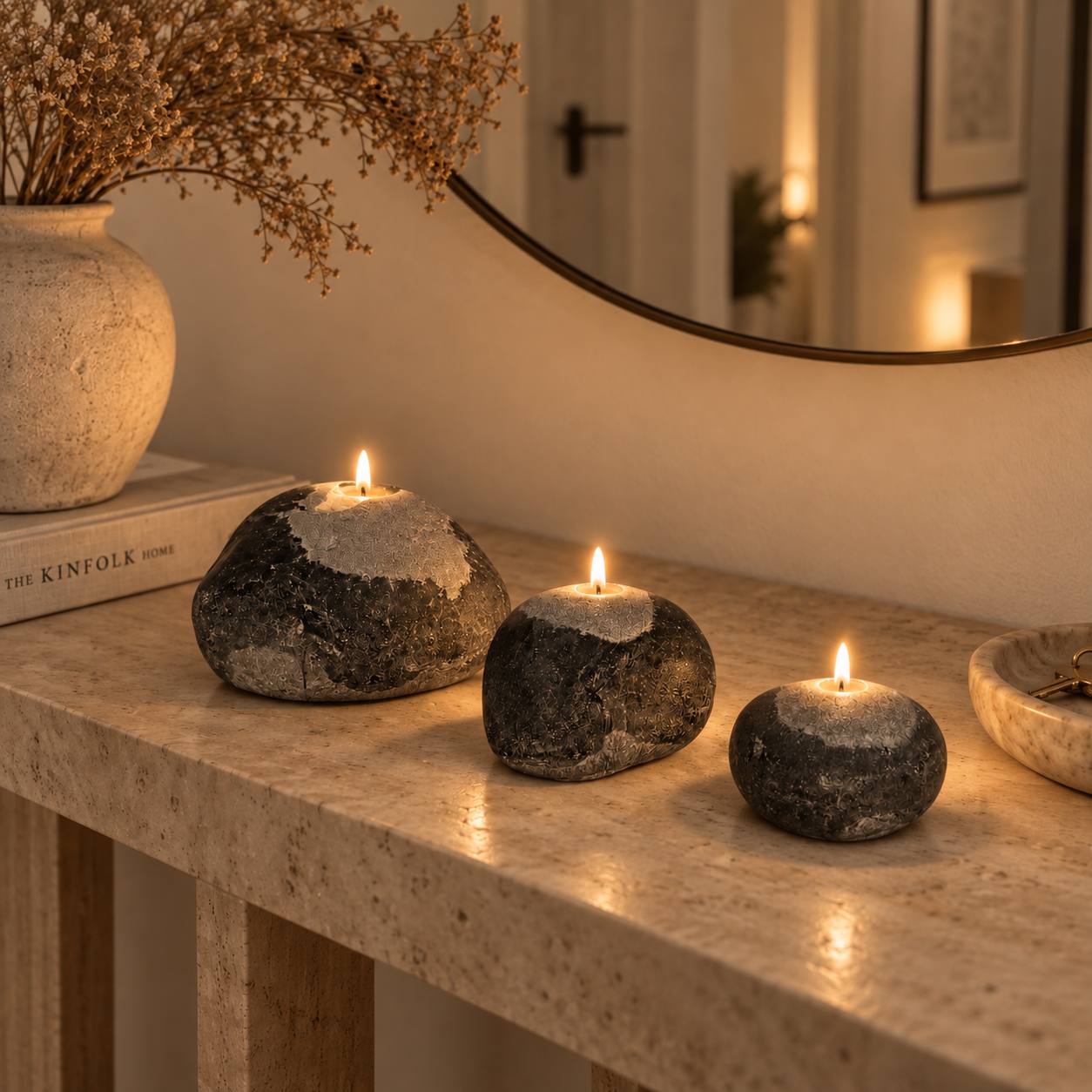 Velas Piedras colección completa